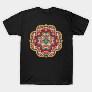 Colorful Mandala, mandala-design, mandala-art, geometric, abstract, mandala and spirituality, colorful, rainbow, mandala pattern, mandala flower patterns, Flower Mandala ,Spirituality T-Shirt